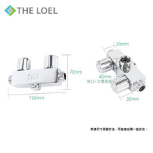 Load image into Gallery viewer, The Loel - 花灑頭轉接頭(1轉2)&支架 蓮蓬頭分水器 Shower Head Adapter & Stand (1pc)
