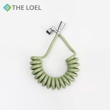 Load image into Gallery viewer, The Loel - 韓國防纏結彈簧線圈花灑喉 - 橄欖綠 3米 Korea Spring Shower Hose - Olive 3M (1pc)
